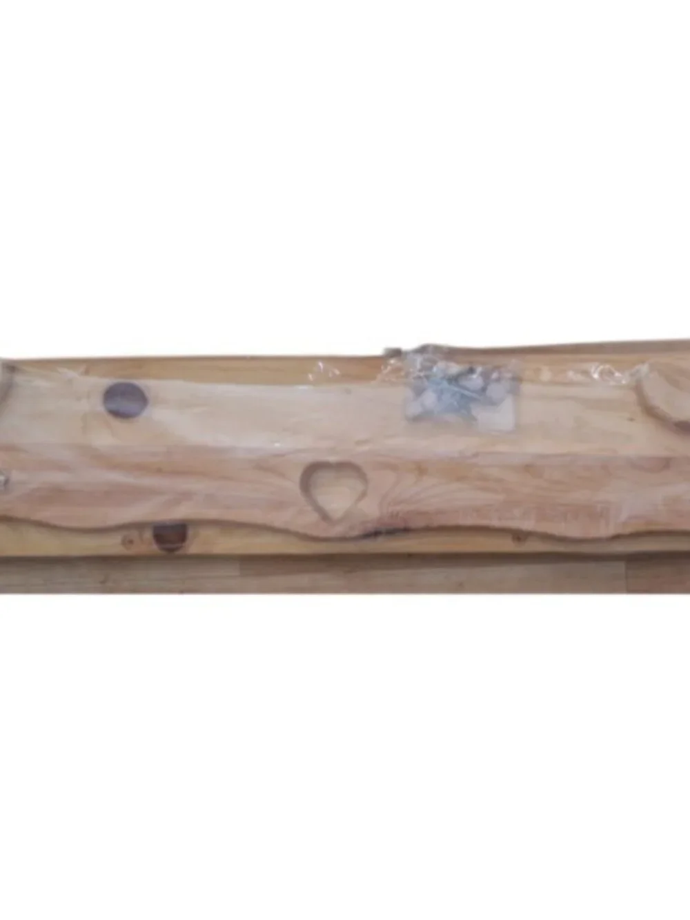 Vintage Rustic Green Wooden Wall Shelf Distressed Farmhouse Floating Display18in